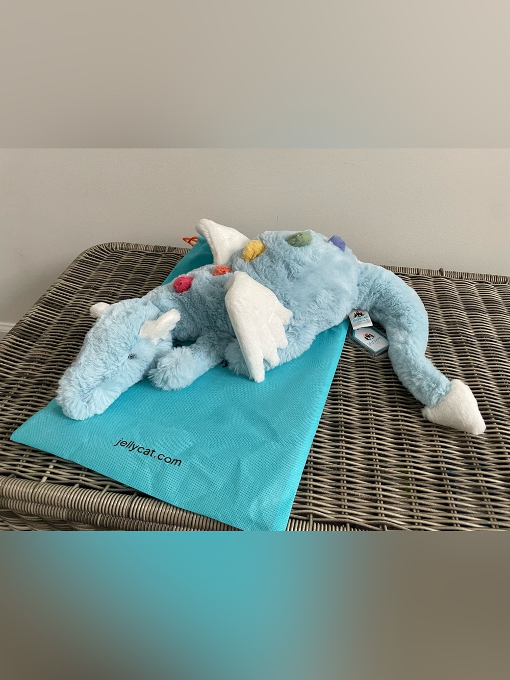 Jellycat Sky Dragon Plush 
Large size 
BNWT
